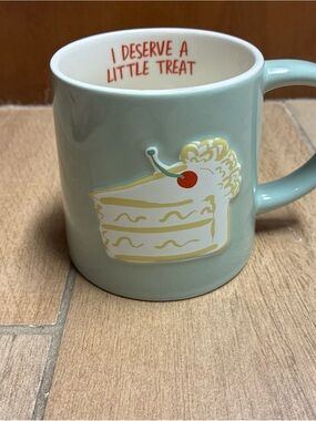 Target Mint Green Cake Slice Mug with Cherry Accent